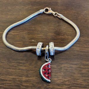 Pandora Watermelon Charm Bracelet
